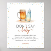 ベビーは赤ちゃんシャワーゲームを醸造する ポスター (正面)