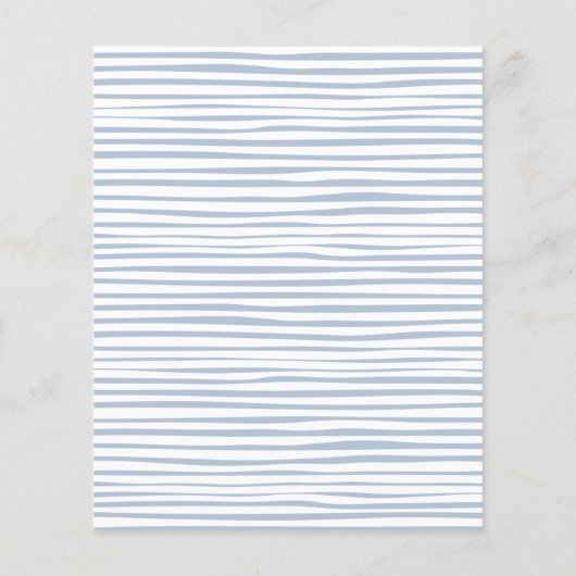 ベビーは赤ちゃんシャワー予算招待状を醸造している (裏面)