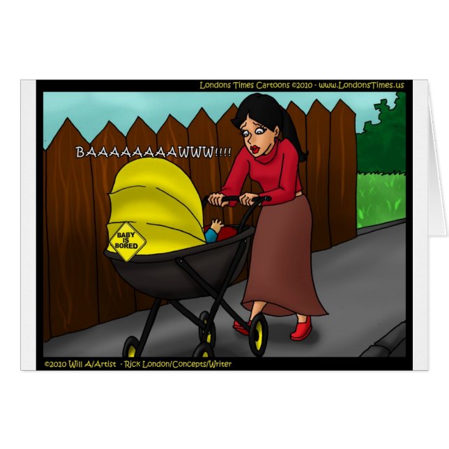 ベビーは退屈おもしろいギフトティー&収集品 (正面横)