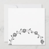 ベビーは途中の花芽リース妊娠 案内状 (裏面)