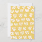 ベビーは醸造され、少年たちは赤ちゃんシャワーを浴びる 招待状 (裏面)