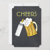 ベビーは醸造しています 招待状 (裏面)