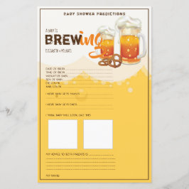 ベビーは醸造している – ビール – シャワーゲーム予測