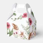 「ベビーは醸造している」動物茶パーティー赤ちゃんシャワー フェイバーボックス (裏面サイド)