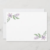 ベビーは醸造だ |かわいいピンクのティーポット妊娠 案内状 (裏面)