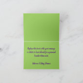 ベビーは醸造だ サンキューカード (内部)