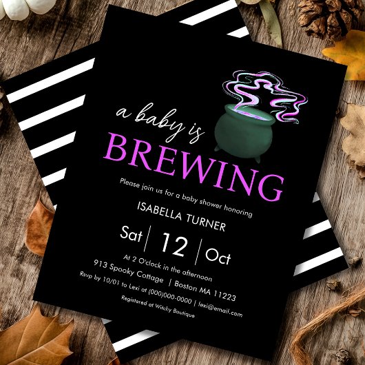 ベビーは醸造だ |ハロウィーンのベビーシャワー
