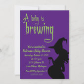ベビーは醸造シャワー招待状カード 招待状 (正面)