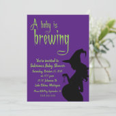 ベビーは醸造シャワー招待状カード 招待状 (スタンド正面)