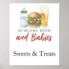 ベビーは醸造スイーツと赤ちゃんシャワーを扱う ポスター