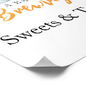 ベビーは醸造スイーツと赤ちゃんシャワーを扱う ポスター (角)