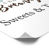 ベビーは醸造スイーツと赤ちゃんシャワーを扱う ポスター (角)