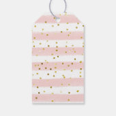 ベビーは醸造ティーパーティー好意ギフトラベル ギフトタグ (裏面)