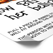 ベビーは醸造ニュートラルベビーシャワービッグベリーゲーム ポスター (角)