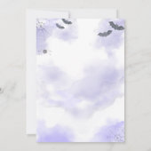 ベビーは醸造ハロウィーンベビーシャワー招待状 招待状 (裏面)