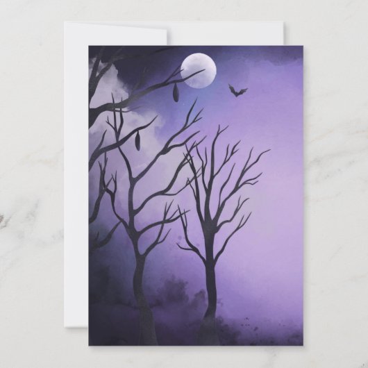 ベビーは醸造ハロウィーン秋秋の赤ちゃんシャワー 招待状 (裏面)