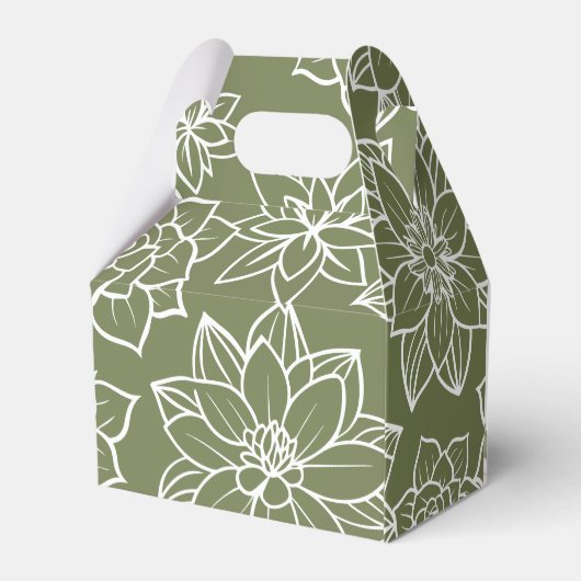 ベビーは醸造フラワーバラ茶ベビーシャワー フェイバーボックス (裏面サイド)