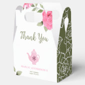 ベビーは醸造フラワーバラ茶ベビーシャワー フェイバーボックス (オープン)