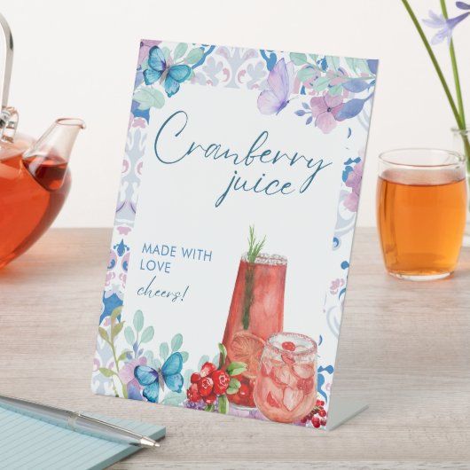 ベビーは醸造フローラベビーシャワークランベリージュース 台座サイン (インサイチュ)