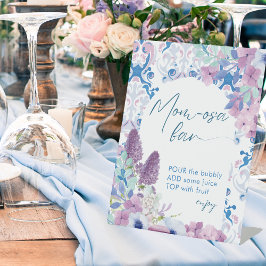 ベビーは醸造フローラベビーシャワーミモサバー 台座サイン