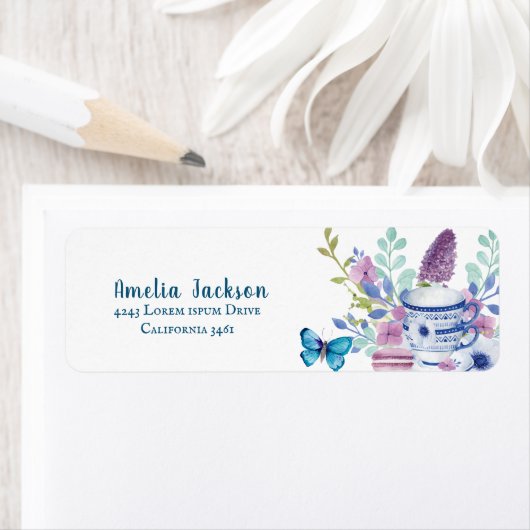 ベビーは醸造フローラベビーシャワー差出人住所 ラベル (インサイチュ)