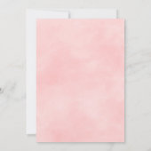 ベビーは醸造フローラ茶パーティー赤ちゃんシャワー 招待状 (裏面)