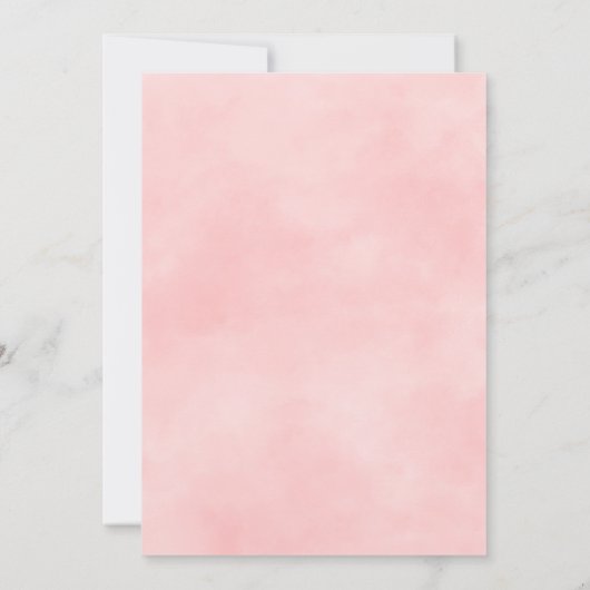 ベビーは醸造フローラ茶パーティー赤ちゃんシャワー 招待状 (裏面)