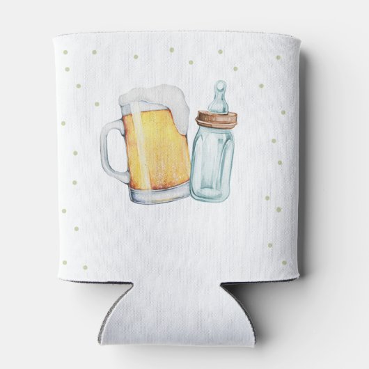 ベビーは醸造ベビーシャワー応援ビールボトル缶 缶クーラー (裏面)