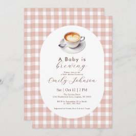 ベビーは醸造ベビーシャワー招待状 サンキューカード