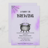 ベビーは醸造ベビーシャワー招待状 招待状 (正面/裏面)