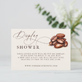 ベビーは醸造ベビーシャワー表示シャワー エンクロージャーカード (スタンド正面)