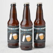 ベビーは醸造ベビー-Qビールボトルラベルボーイ ビールラベル (ボトル)