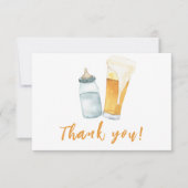 ベビーは醸造ボトルビアサンキュー サンキューカード (正面)