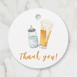 ベビーは醸造ボトルビアサンキュー フェイバータグ