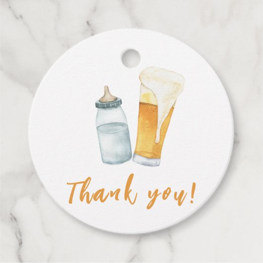 ベビーは醸造ボトルビアサンキュー フェイバータグ (正面)