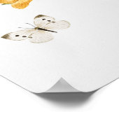 ベビーは醸造ワイルドフラワー茶ベビーシャワーへようこそ ポスター (角)