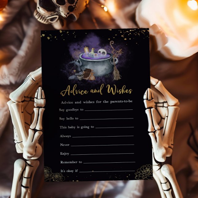 ベビーは醸造不気味アドバイスとウィッシュのゲーム (A Baby is Brewing Baby Shower Advice and Wishes Game)