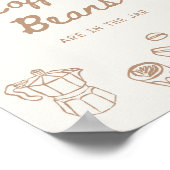 ベビーは醸造手描き推測いくつ ポスター (角)