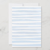 ベビーは醸造招待状茶パーティー赤ちゃんシャワー 招待状 (裏面)