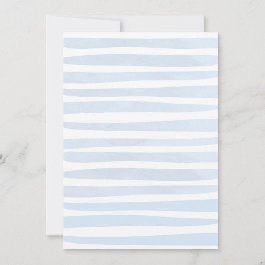 ベビーは醸造招待状茶パーティー赤ちゃんシャワー 招待状 (裏面)