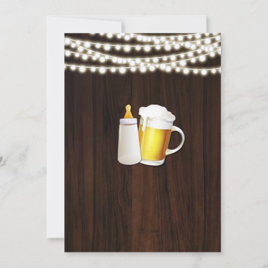 ベビーは醸造招待状 招待状 (裏面)