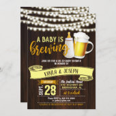 ベビーは醸造招待状 招待状 (正面/裏面)