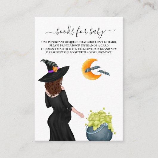 ベビーは醸造水色の魔女の本ベビー エンクロージャーカード (正面)