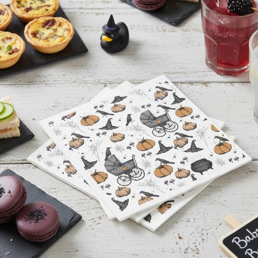 ベビーは醸造白ビクトリアンベビー スタンダードカクテルナプキン