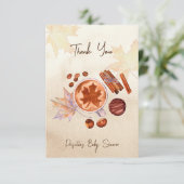 ベビーは醸造秋秋のベビーシャワー サンキューカード (スタンド正面)