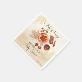 ベビーは醸造秋秋のベビーシャワー スタンダードカクテルナプキン (角)