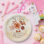 ベビーは醸造秋秋のベビーシャワー ペーパープレート (パーティー)