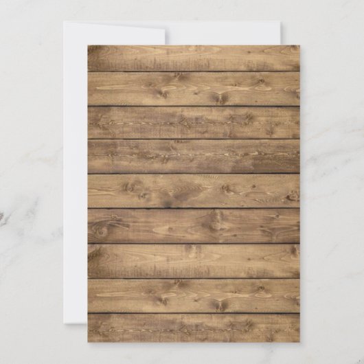 ベビーは醸造紅葉素朴ベビーシャワー 招待状 (裏面)