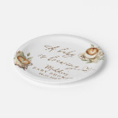 ベビーは醸造紙プレート、コーヒーベビーシャワー ペーパープレート (アングル)