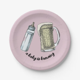 ベビーは醸造紙プレート ペーパープレート